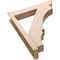 Ekena Millwork 6-in W x 28-in D x 34-in H Balboa Slat Rough Cedar Woodgrain TimberThane Outlooker, Primed Tan OUTUR060X28X34BOA24RCPR - alternate 2